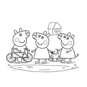 Kolorowanka Peppa Pig