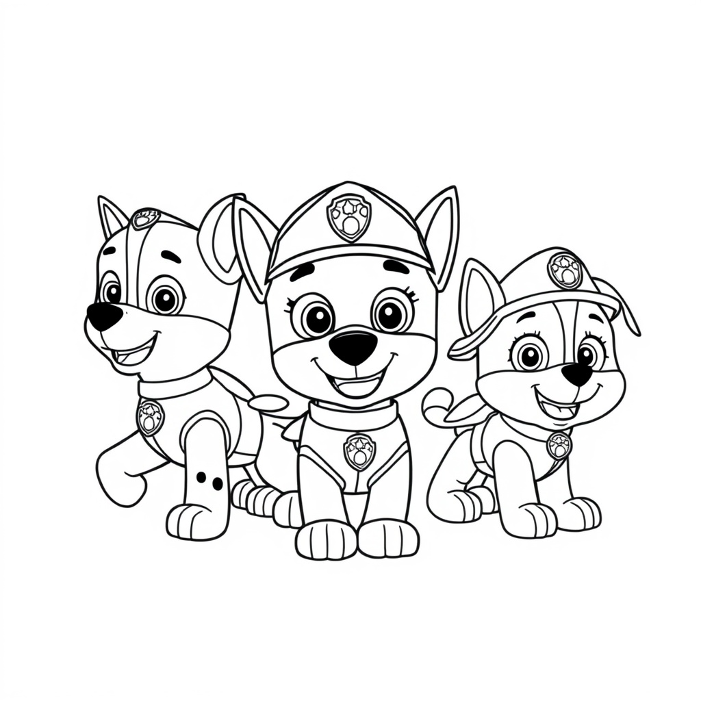 Coloring Book - PAW Patrol: Action!