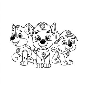 Coloring Book - PAW Patrol: Action!