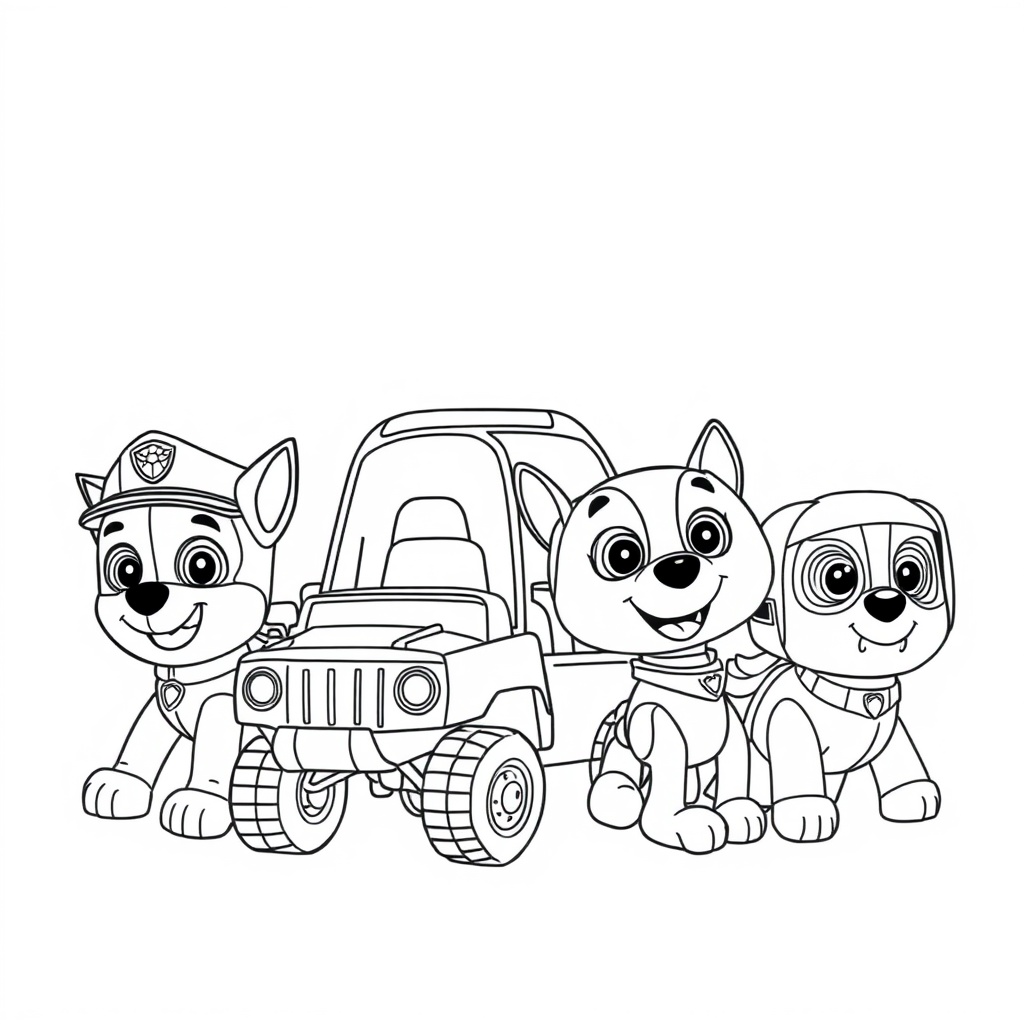 Kolorowanka Psiego Patrolu