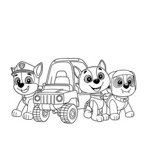 Kolorowanka Psiego Patrolu