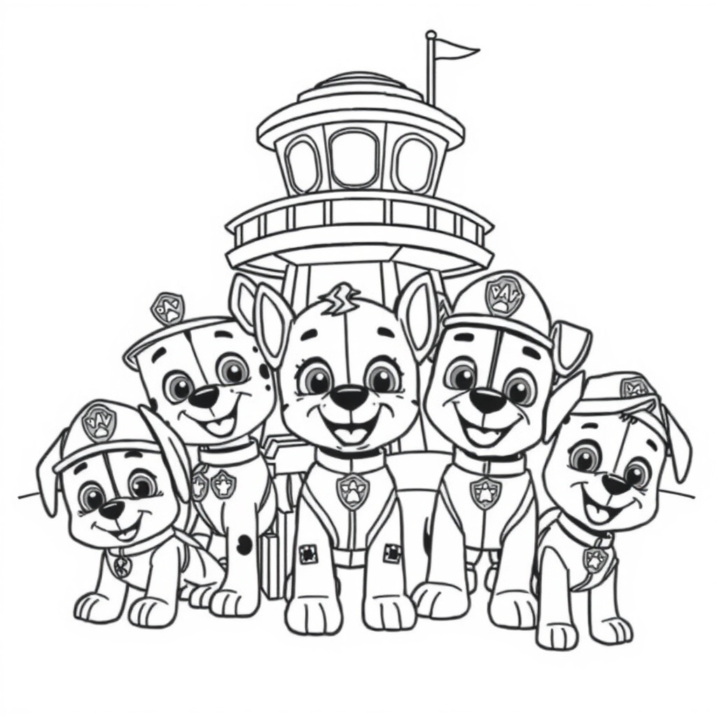 PAW Patrol Coloring Book