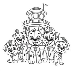 PAW Patrol Coloring Book