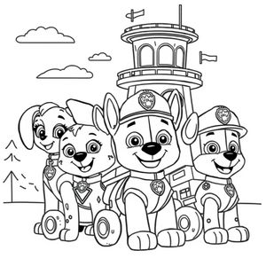 PAW Patrol Coloring Book