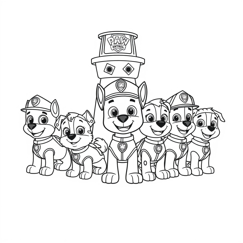 PAW Patrol Coloring Book