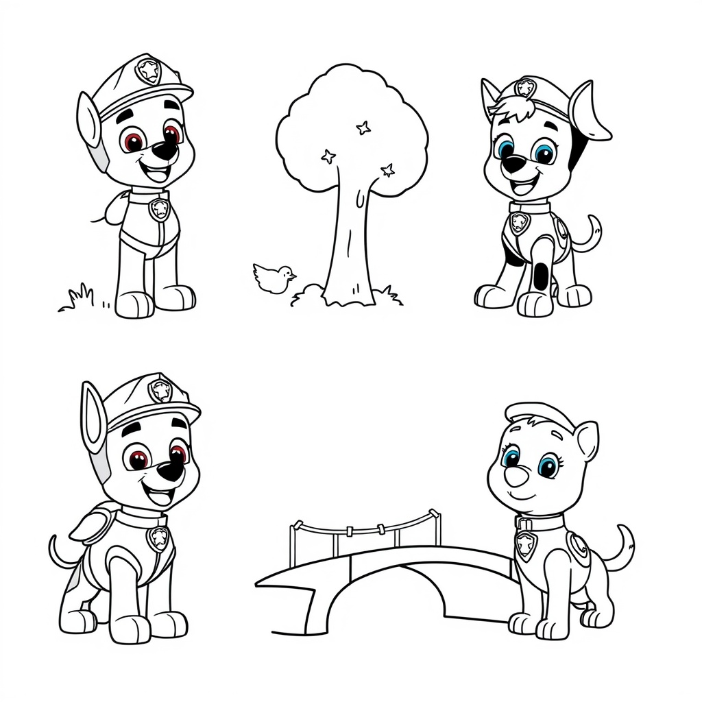 Kolorowanka Psi Patrol