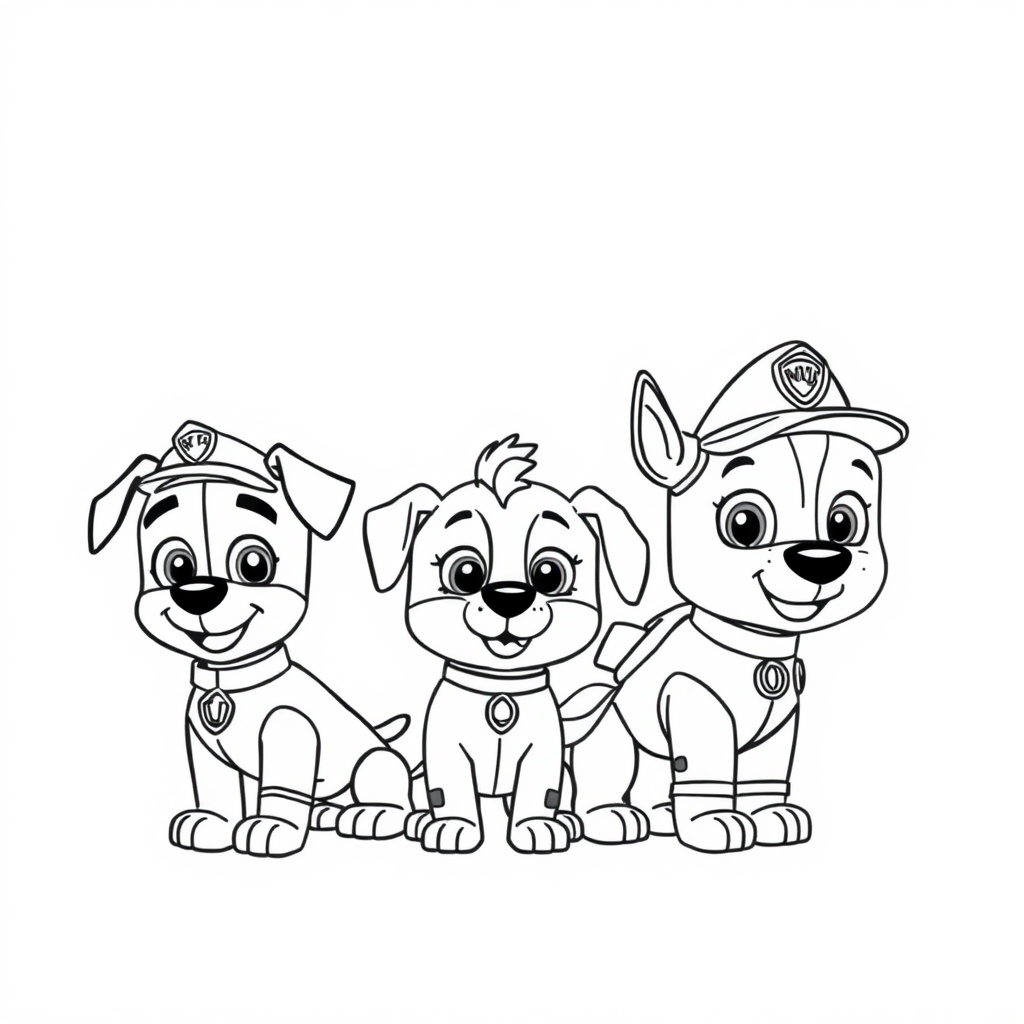 Libro para Colorear Héroes de la Patrulla Canina