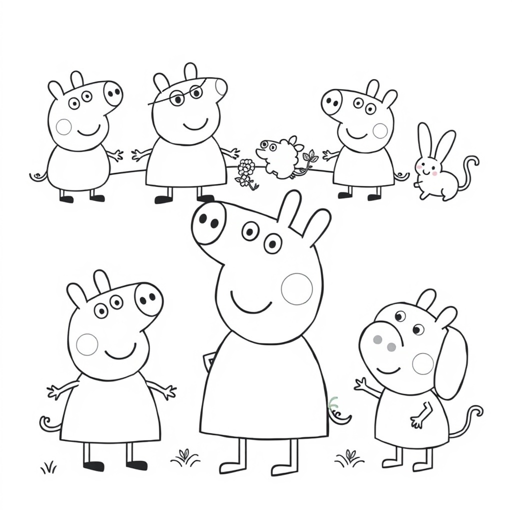 Peppa Pig Kolorowanki