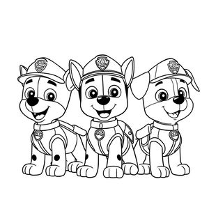 Kolorowanka Psi Patrol