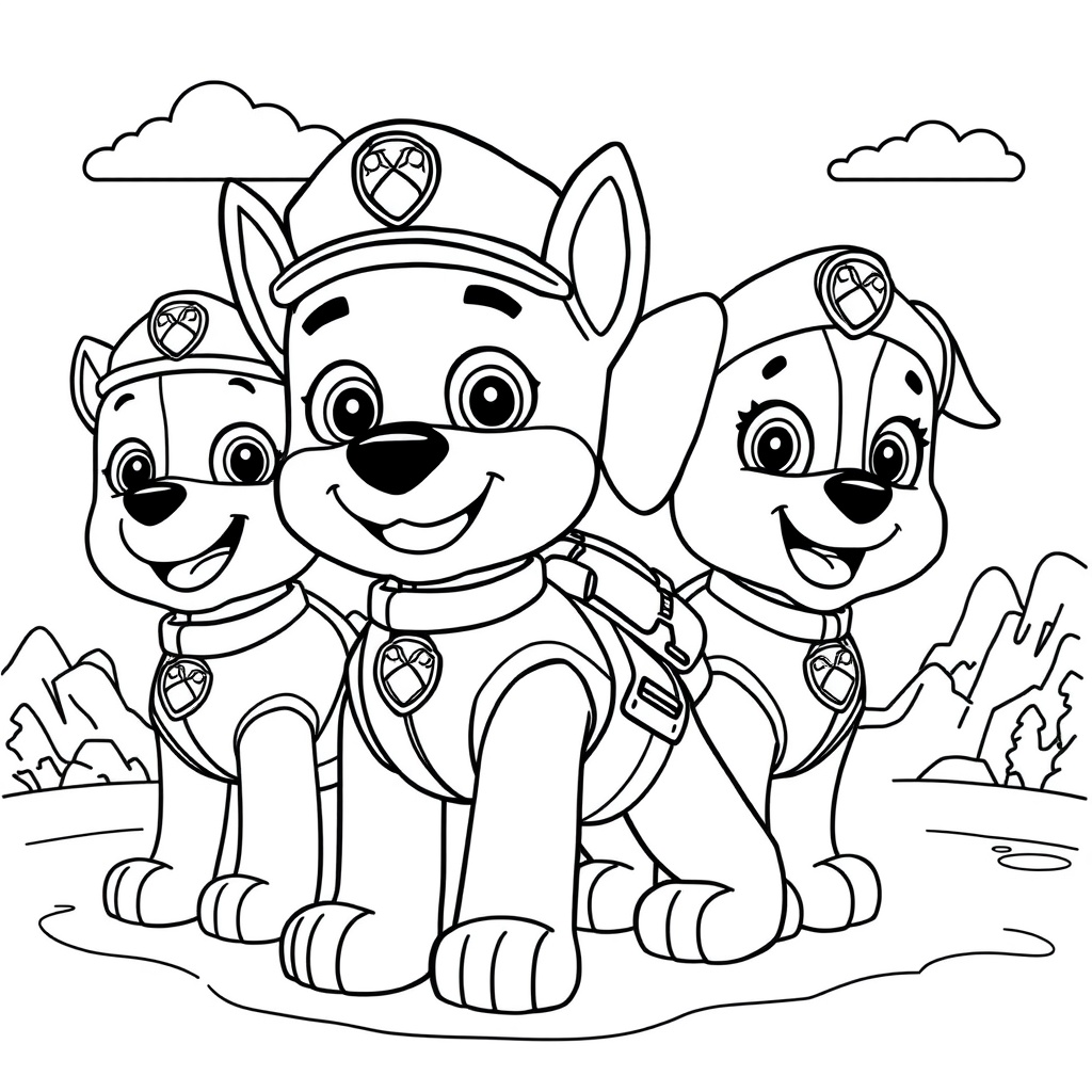 Coloring Book: PAW Patrol