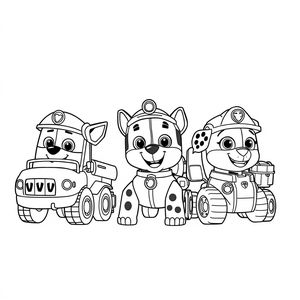 Psi Patrol Kolorowanka