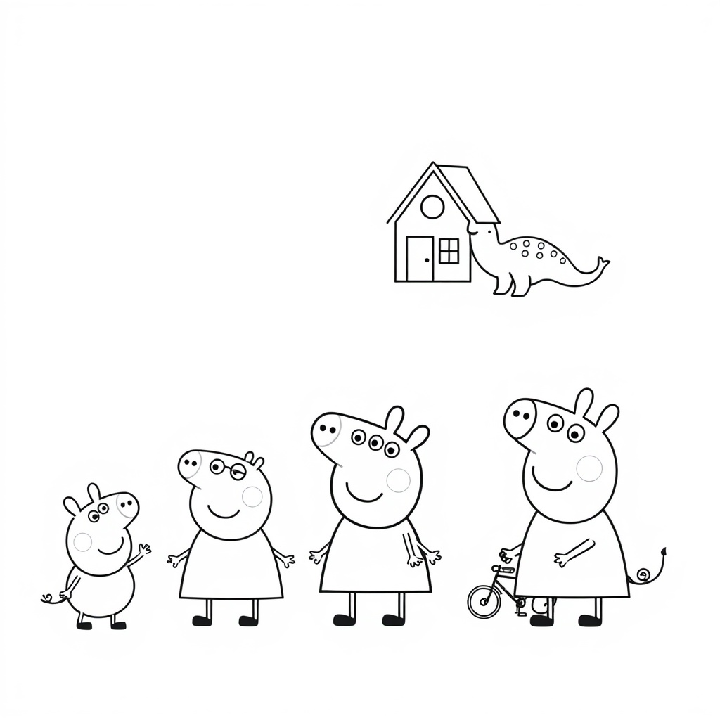 Kolorowanka Peppa Pig