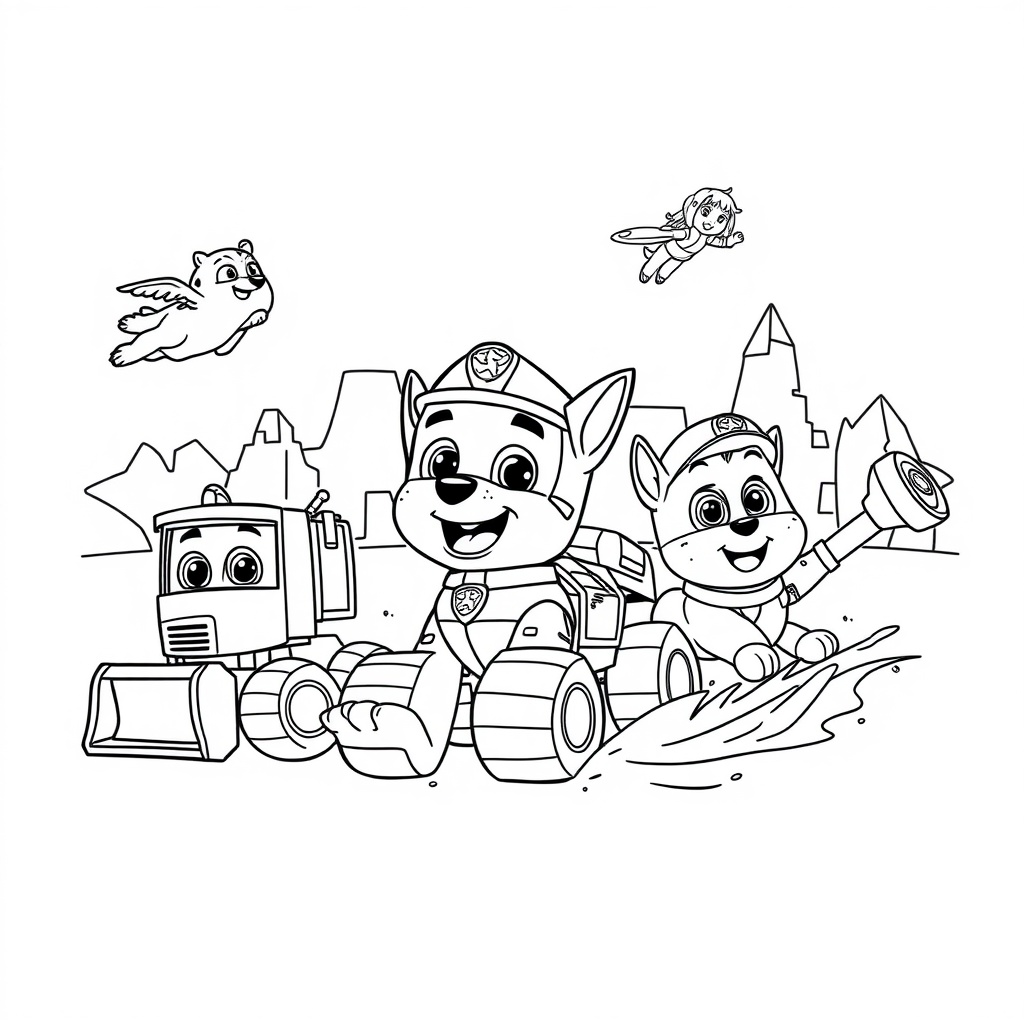 PAW Patrol Coloring Book