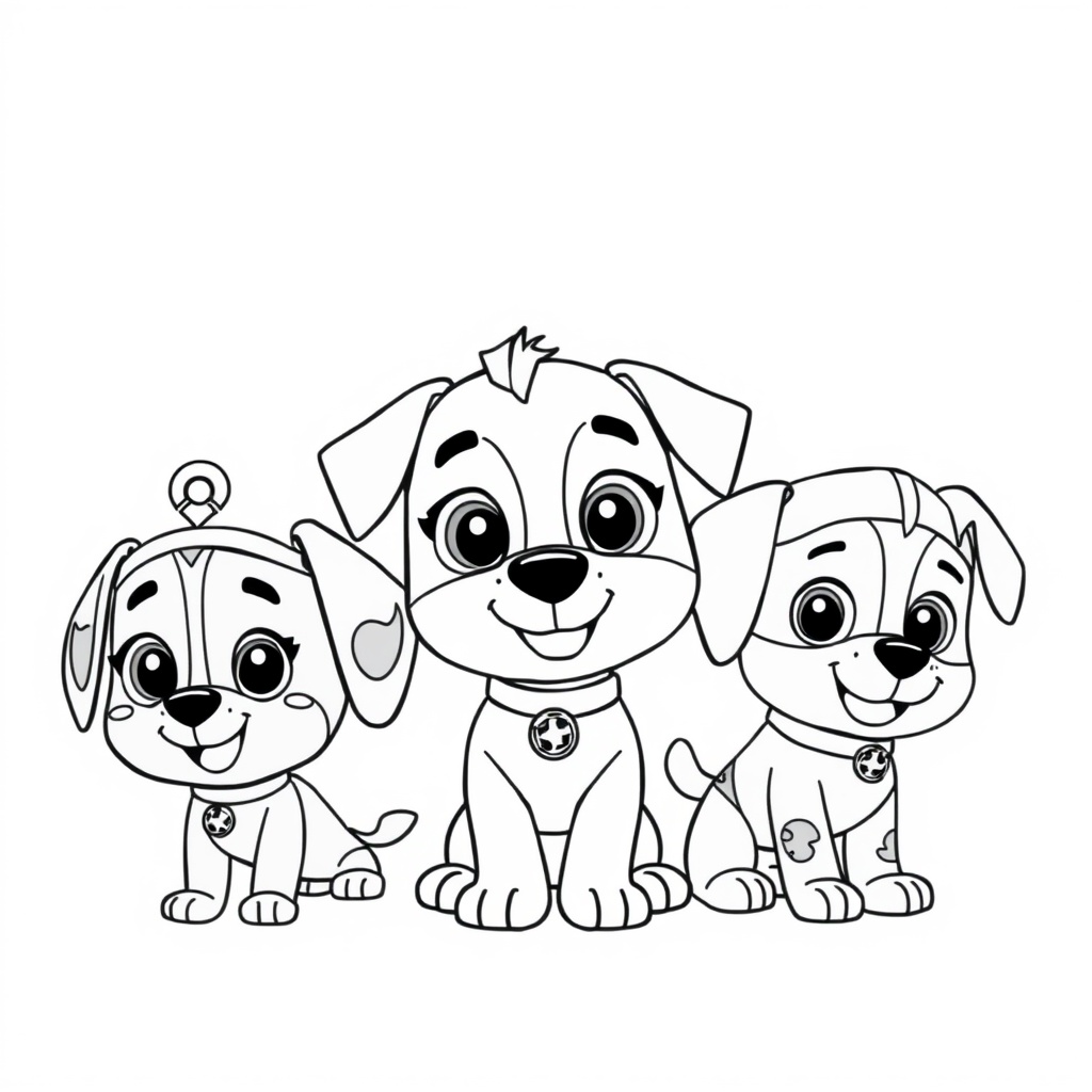 Kolorowanka: Psi Patrol na Misji