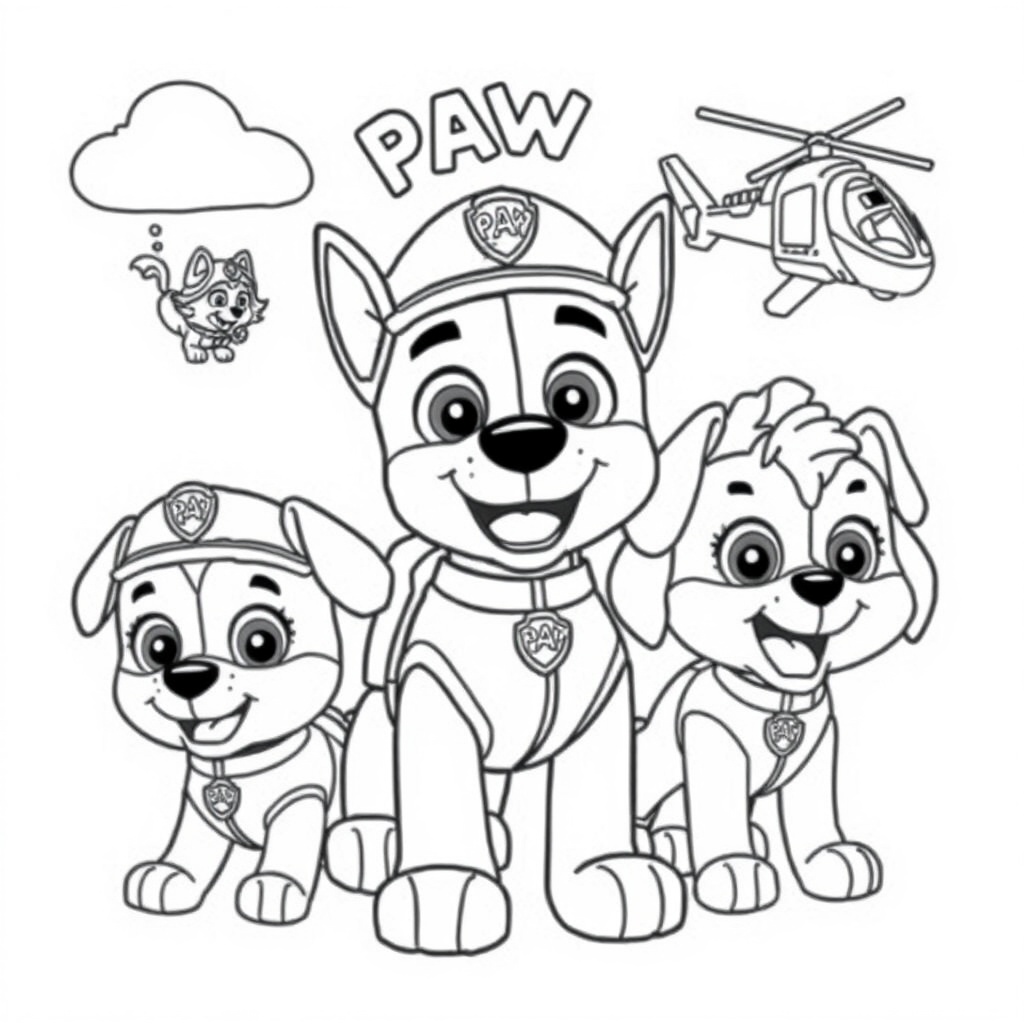 PAW Patrol Coloring Book