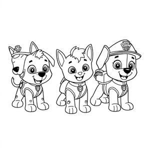 Kolorowanka Psi Patrol