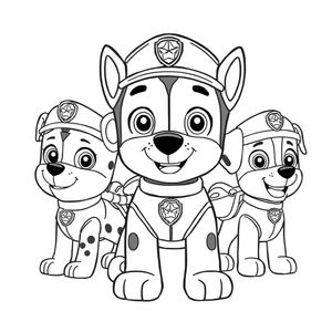 Kolorowanka Psi Patrol