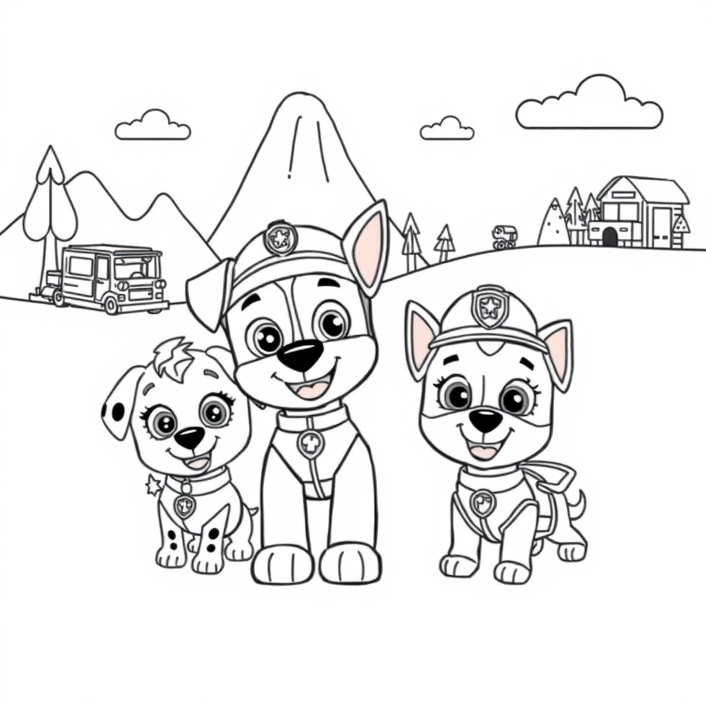 PAW Patrol Coloring Book