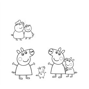 Kolorowanka Peppa Pig