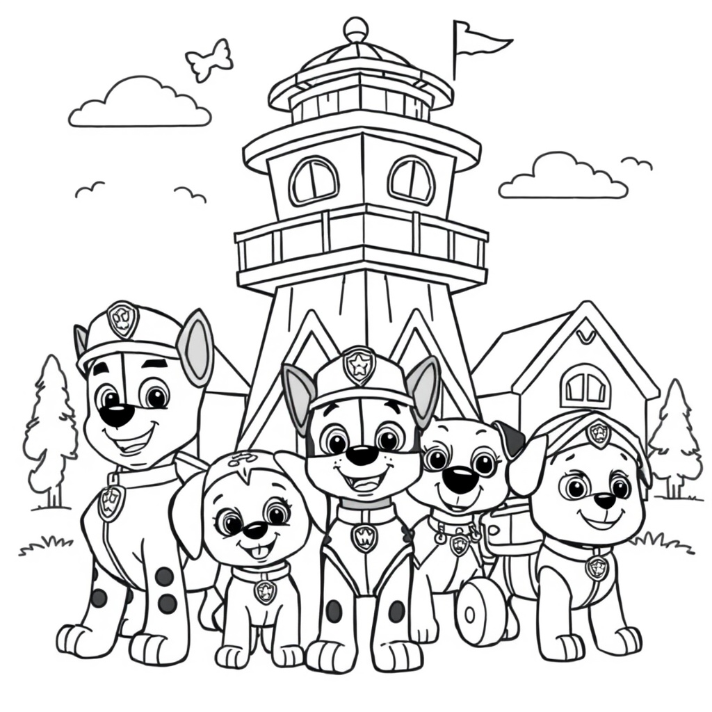 PAW Patrol Coloring Book