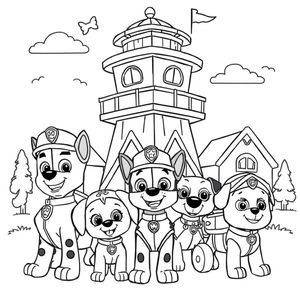 PAW Patrol Coloring Book