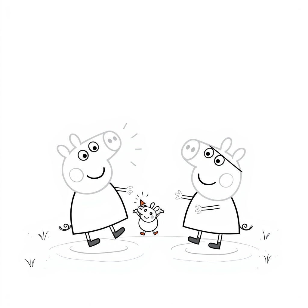 Kolorowanka Świnka Peppa