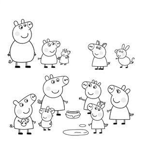 Kolorowanka Peppa Pig