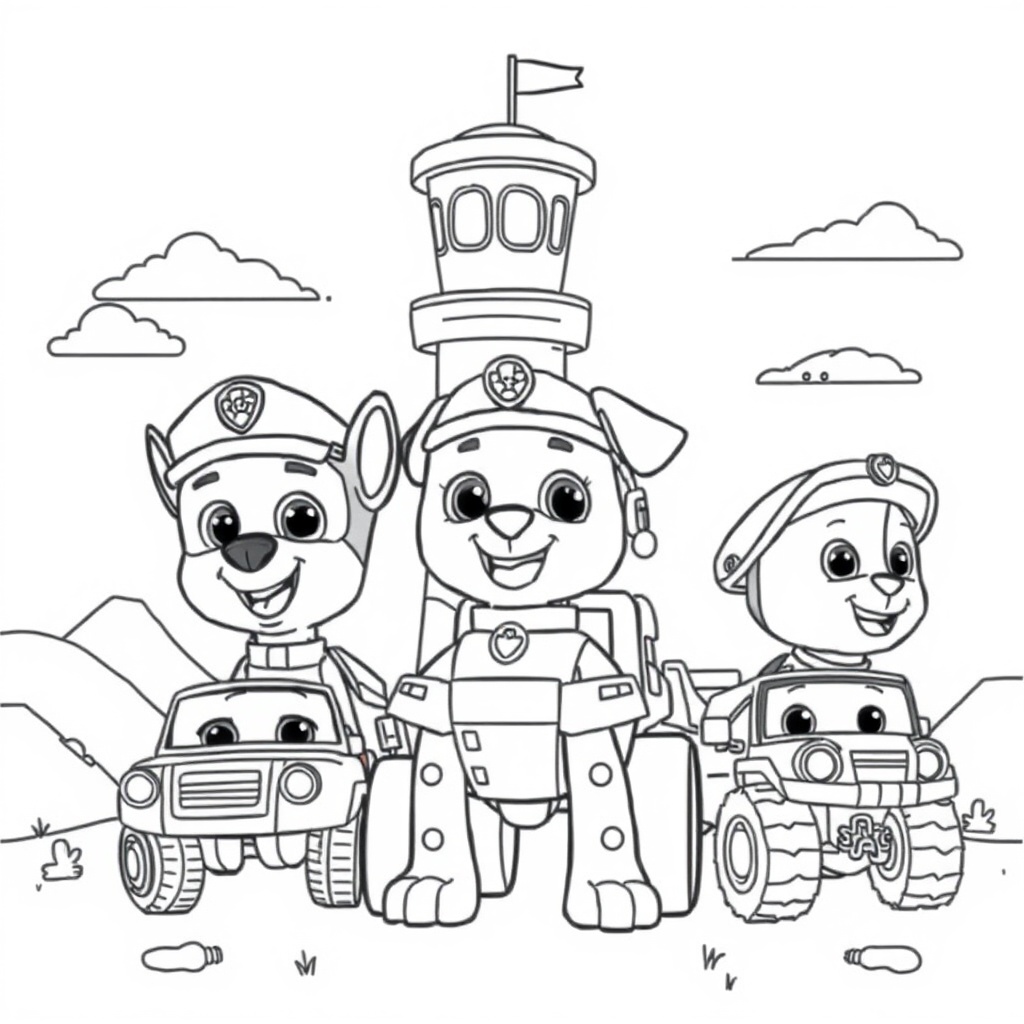 PAW Patrol Coloring Book