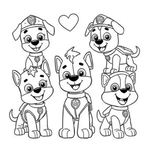 Coloring Book - PAW Patrol