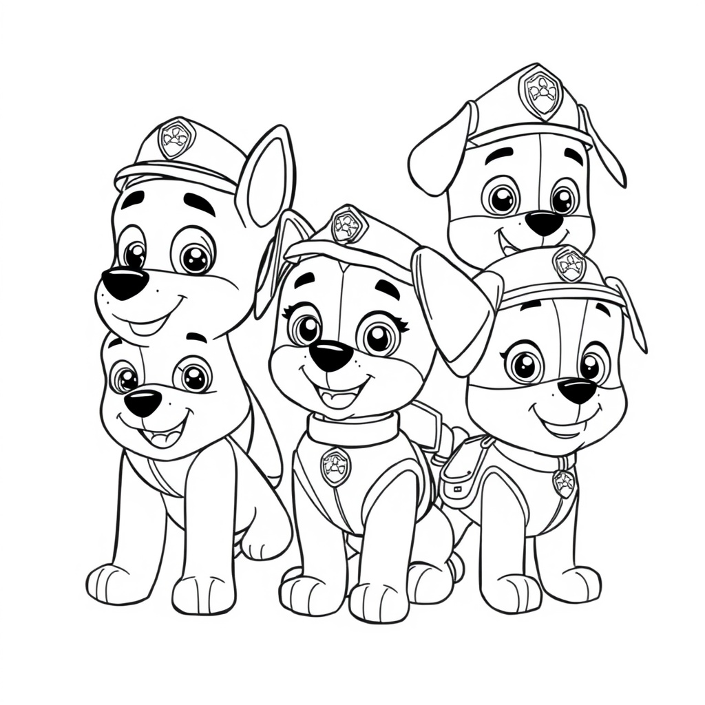Coloring Book: PAW Patrol