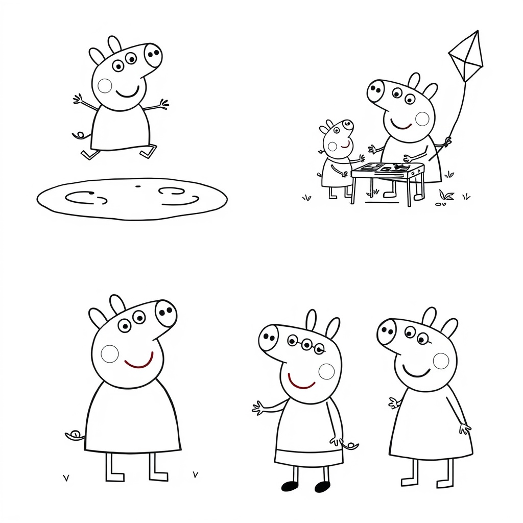 Peppa Pig Kolorowanka