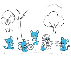 Bluey Coloring Book