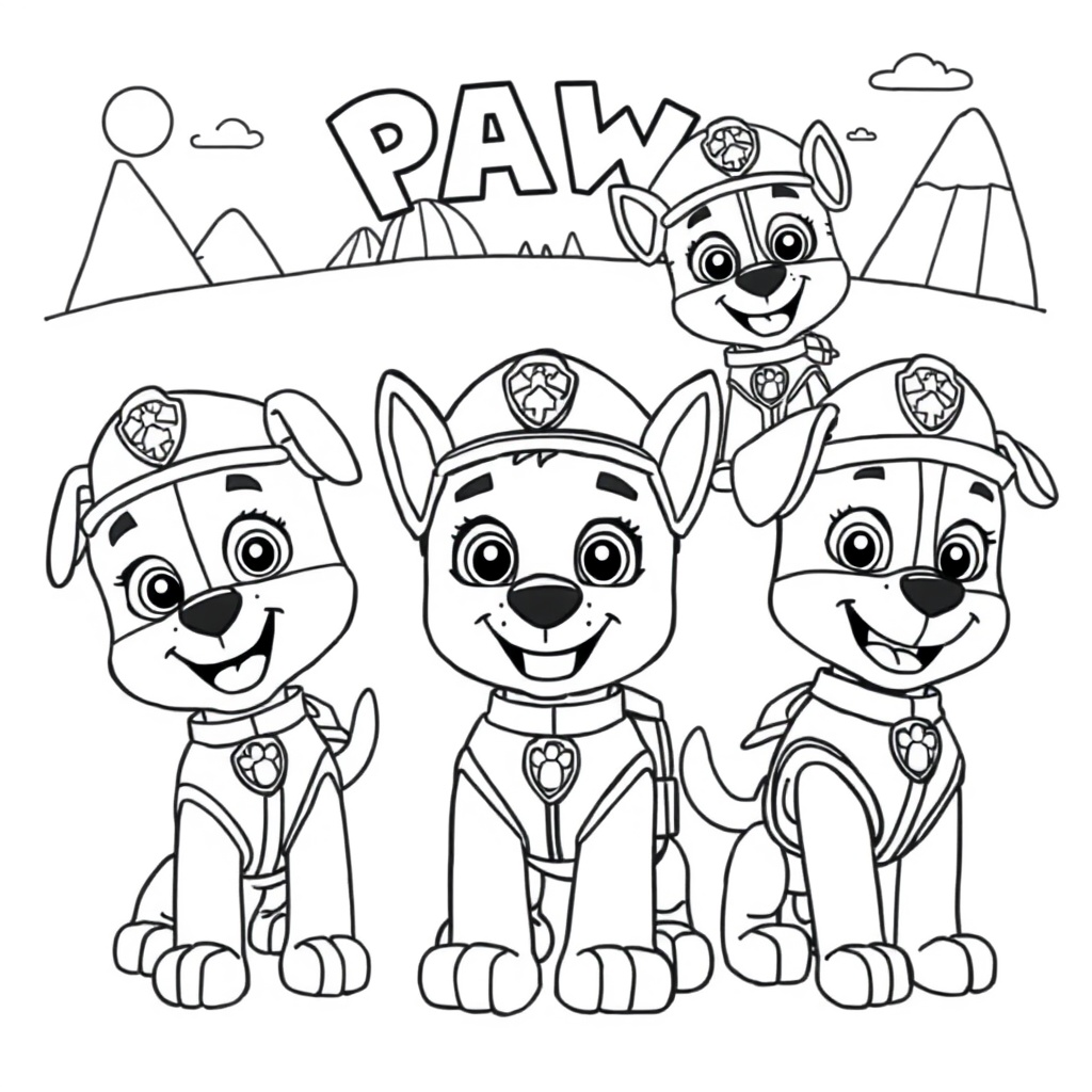 Kolorowe Misje Psi Patrol