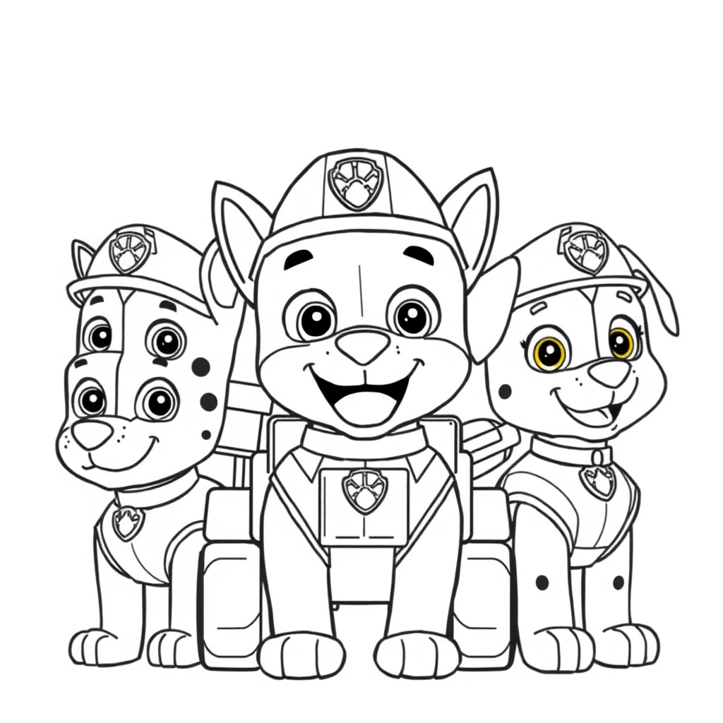 Kolorowanka Psi Patrol