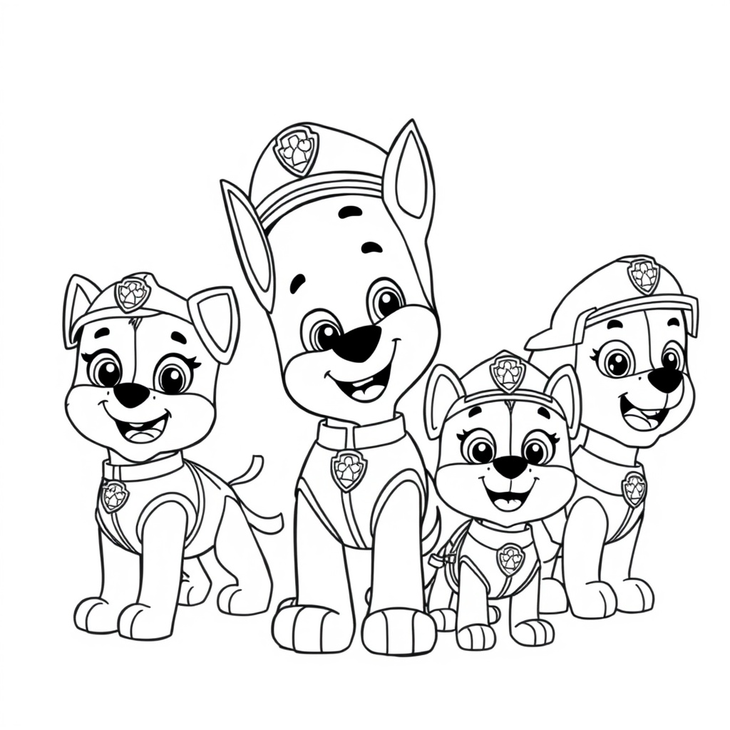 PAW Patrol - Coloring Action