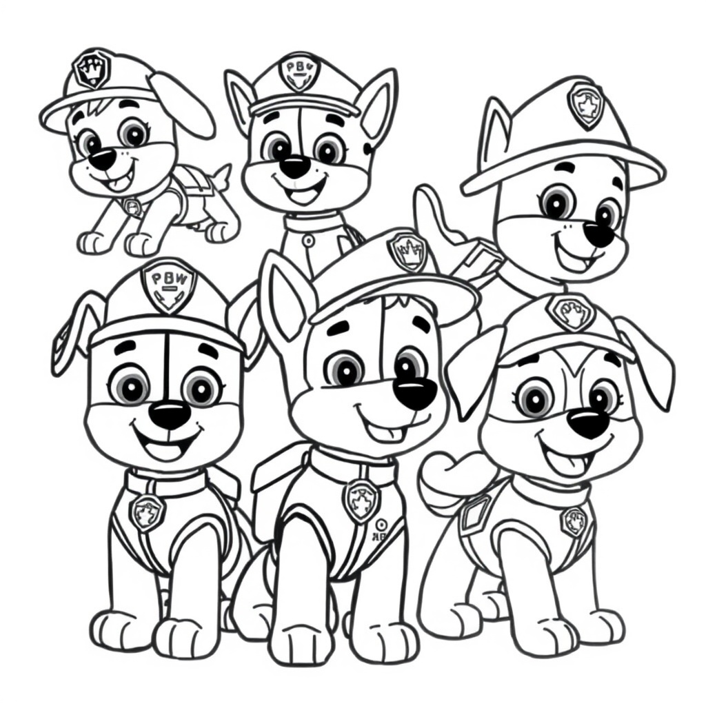 PAW Patrol Coloring Book
