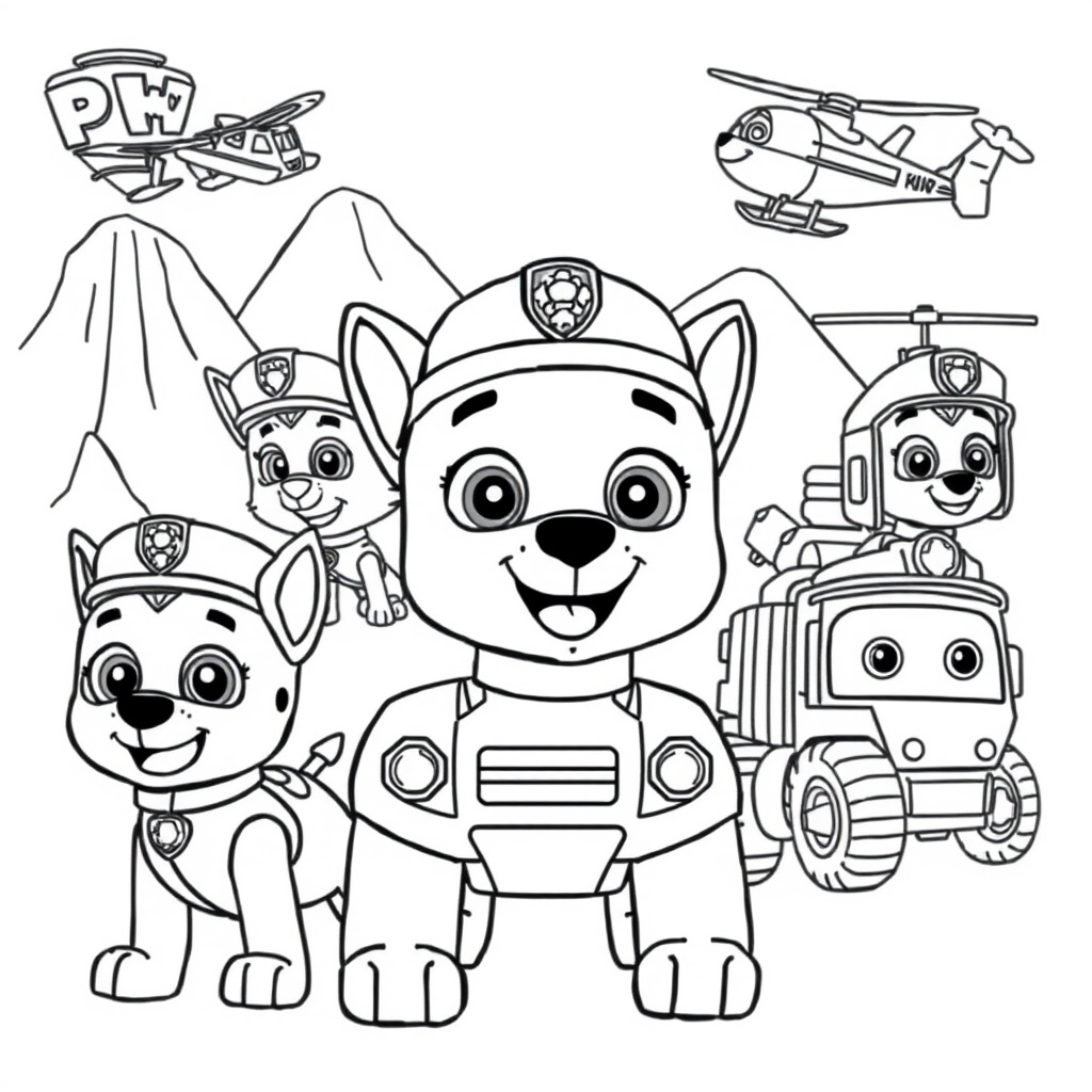 PAW Patrol Coloring Book
