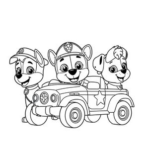 Psi Patrol - Kolorowanka Dla Dzieci
