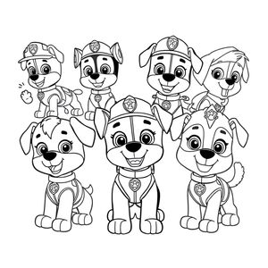 Psi Patrol: Malowanka Przygodowa