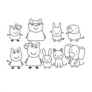 Kolorowanka Peppa Pig