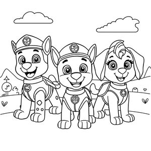 Kolorowanka Psi Patrol