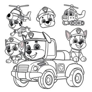 Coloring Book: PAW Patrol