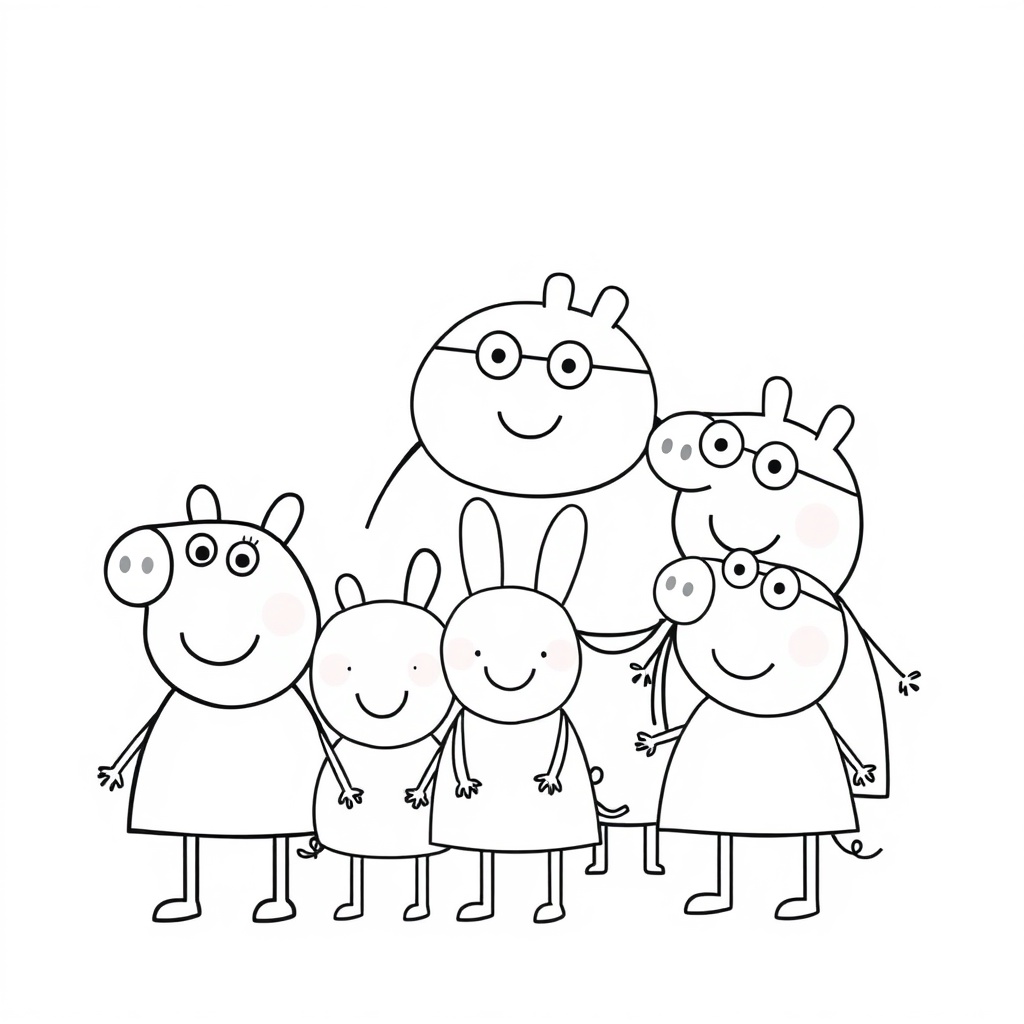 Kolorowanka Peppa Pig