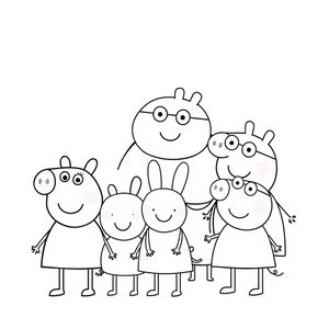 Kolorowanka Peppa Pig