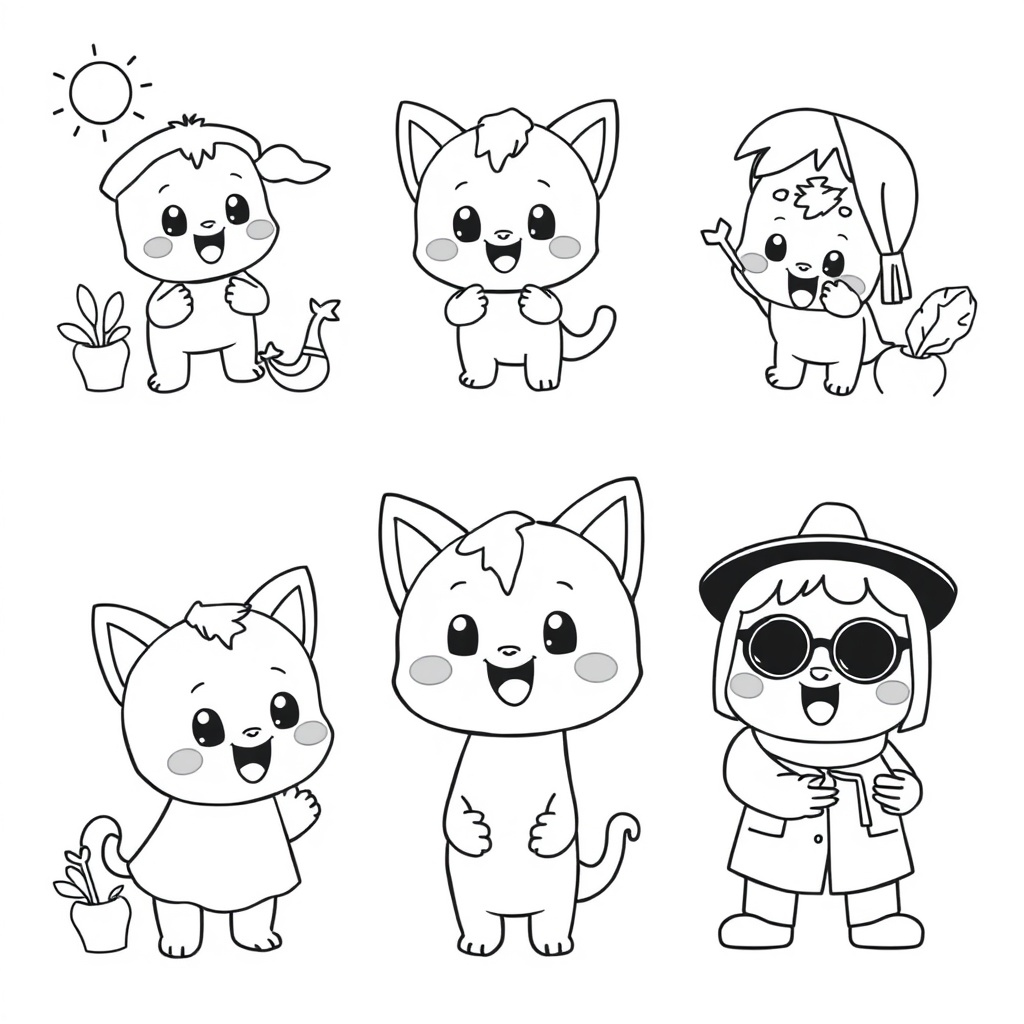 Libro para Colorear de Bluey