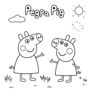 Peppa Pig Coloring Book
