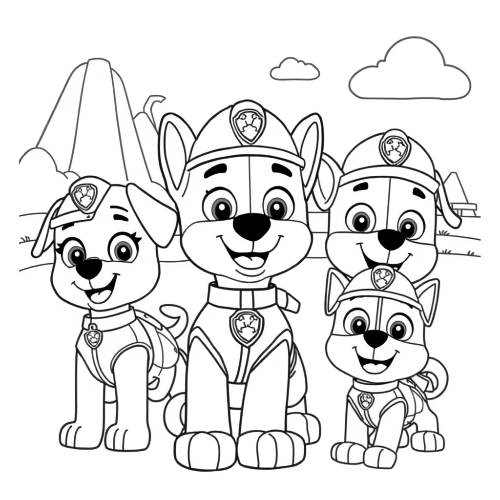 PAW Patrol Coloring Book