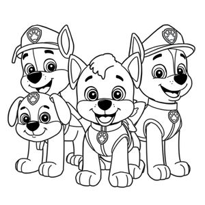 Psi patrol - Kolorowanka