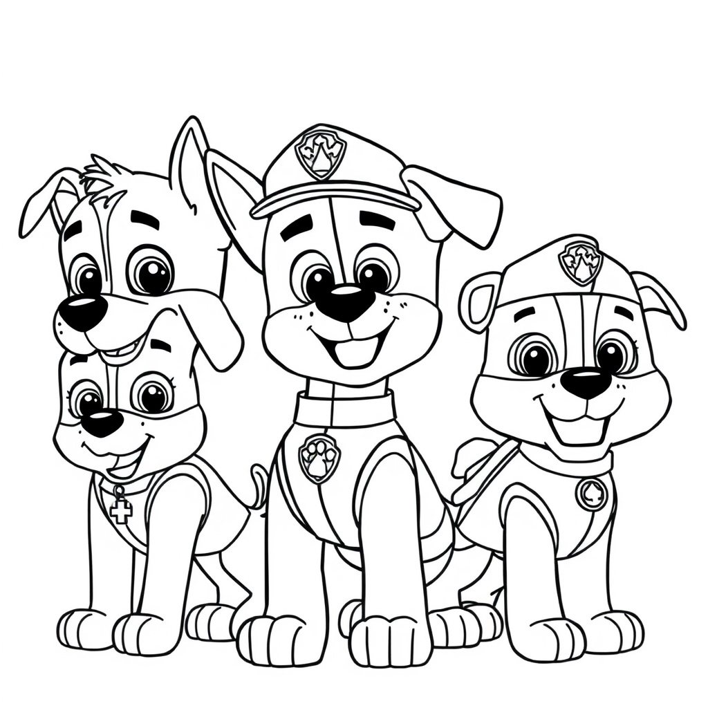Coloring Book: PAW Patrol on a Mission