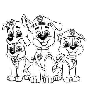 Coloring Book: PAW Patrol on a Mission
